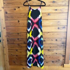 Busayo Collective Tie Dye Maxi Dress in Multicolor Medium
